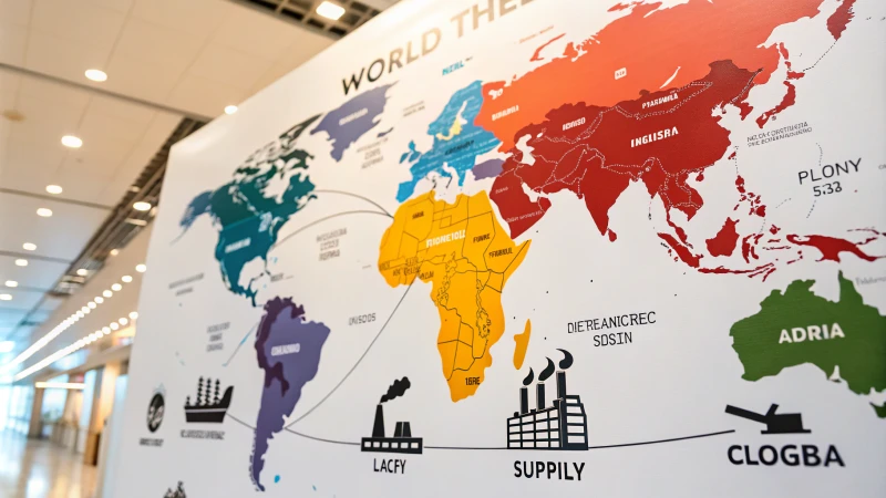 World map highlighting countries with low-cost resources and labor markets