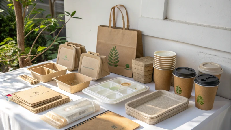 Sustainable plastic packaging options on display