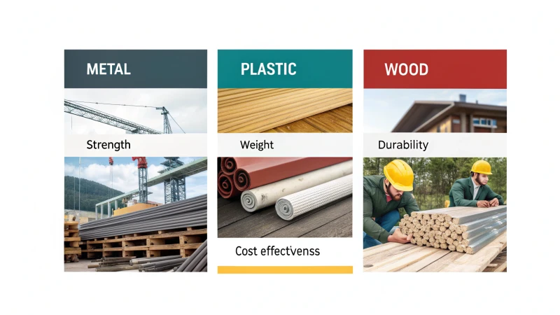 Infographic illustrating material choice impact on product capacity