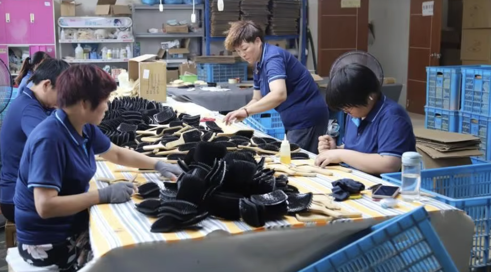 Clean workshop with quality control and precision manufacturing